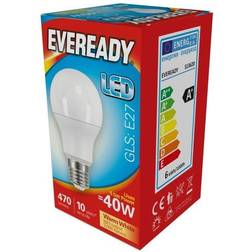 Eveready LED GLS 5.6w 470lm Warm White 3000k E27 [S13620]